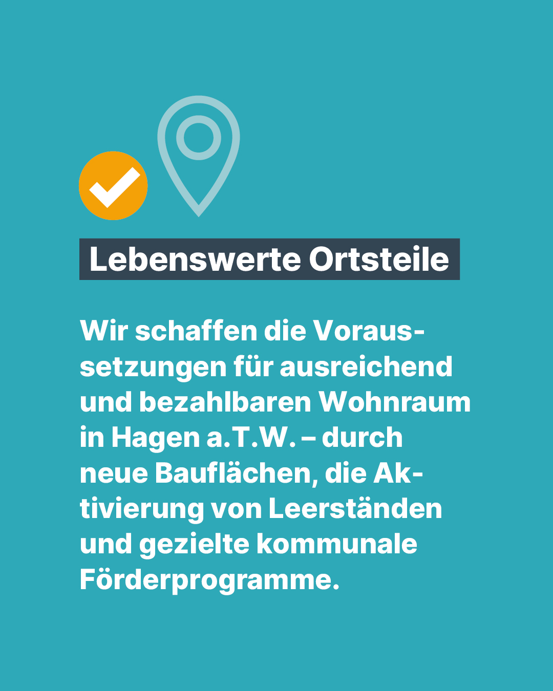 Agenda-Thema 1 der CDU Hagen a.T.W.