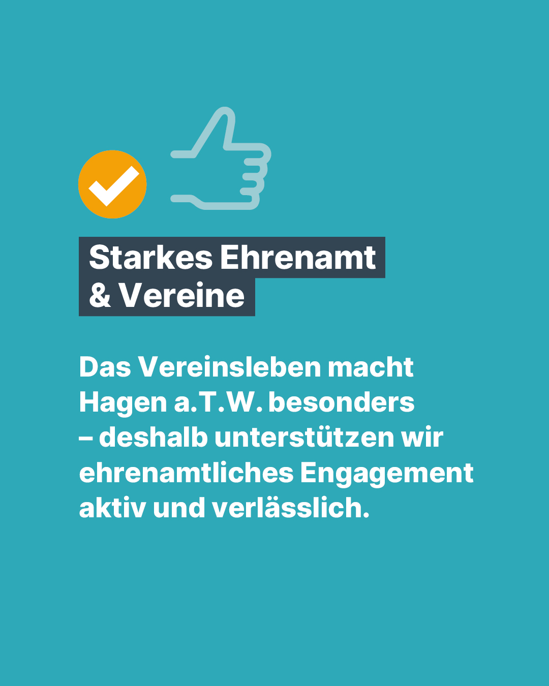 Agenda-Thema 8 der CDU Hagen a.T.W.