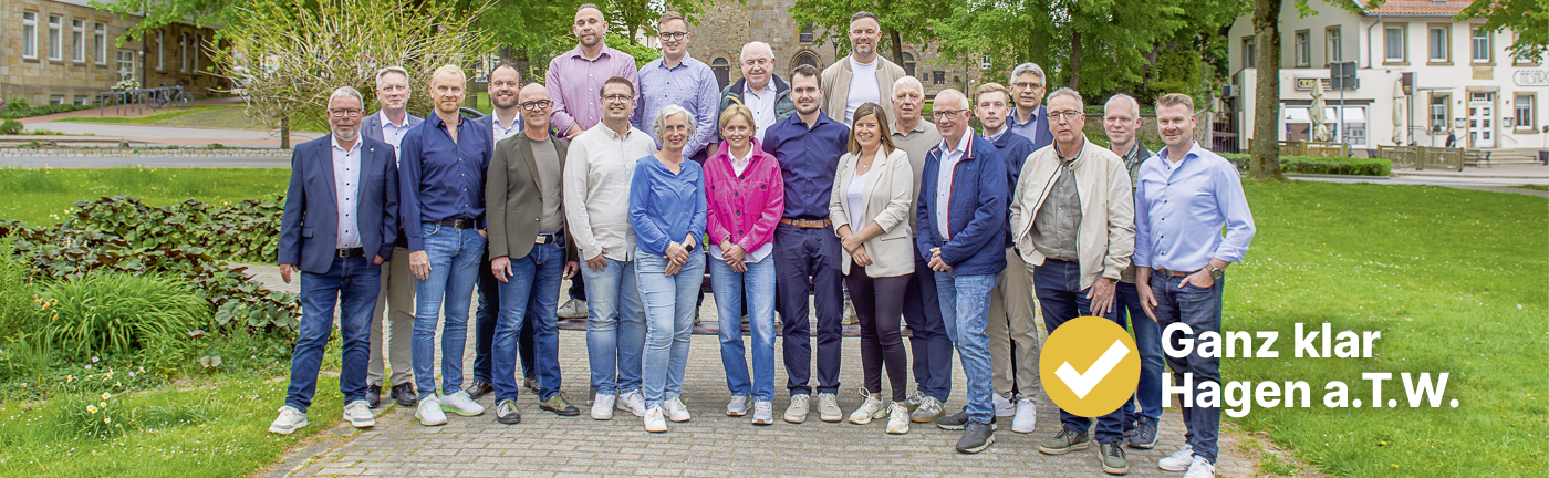 Kandidatinnen und Kandidaten der CDU Hagen a.T.W.